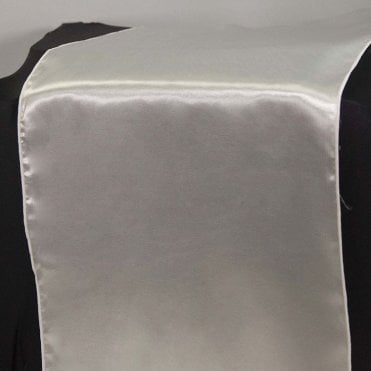 Satin Table Runner Ivory
