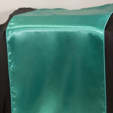 Satin Table Runner Jade Green