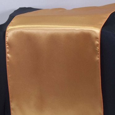 Satin Table Runner Orange