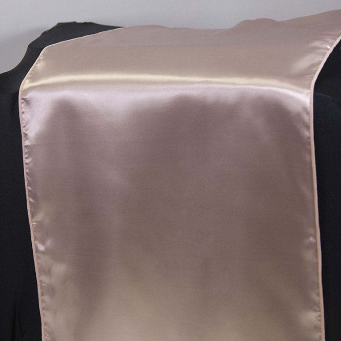 Satin Table Runner Peach