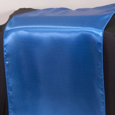 Satin Table Runner Royal Blue