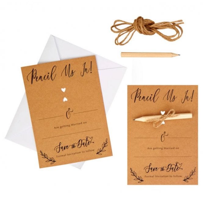 Save The Date Cards 10 Pack Hearts And Crafts