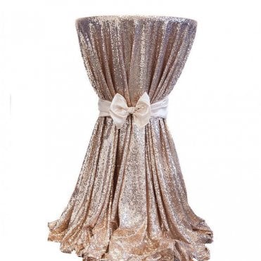 Sequin 132 Tablecloth Blush Pink