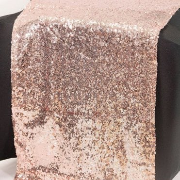 Sequin Runner Blush Pink