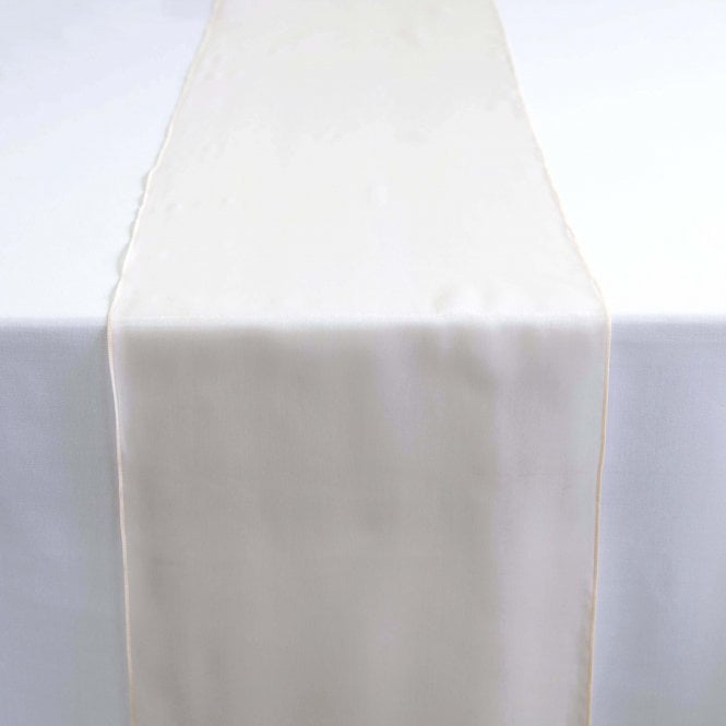 Silk Organza Table Runner Light Peach