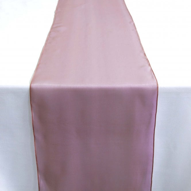 Silk Organza Table Runner Mauve