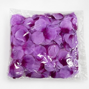 Silk Rose Petals 500 Pack Purple