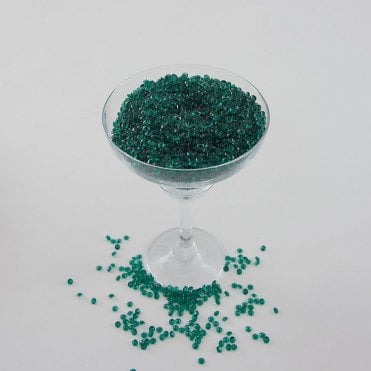 Small Scatter Crystals 5mm Hunter Green - 1kg