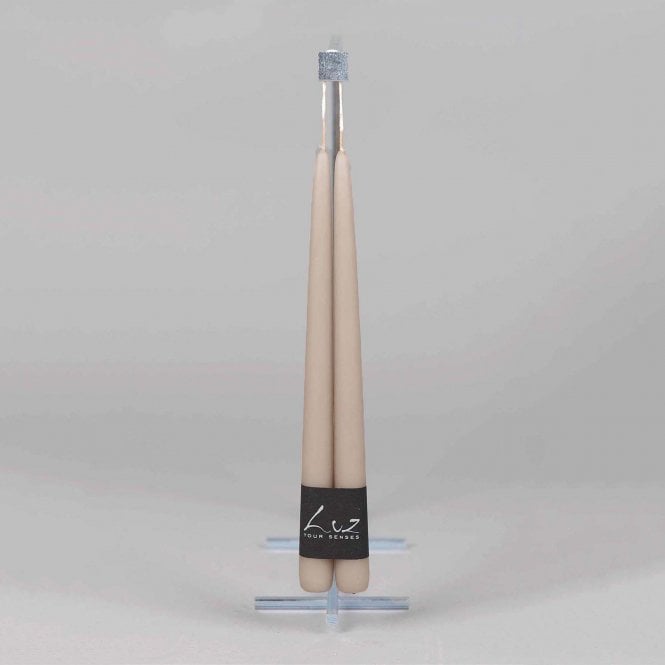 Smooth Range 30cm Pair of Tapers Dusky Pink