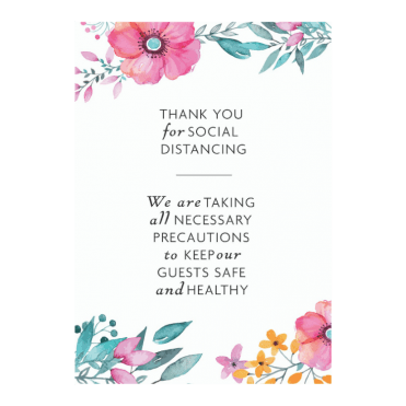 Social Distance Sign 03