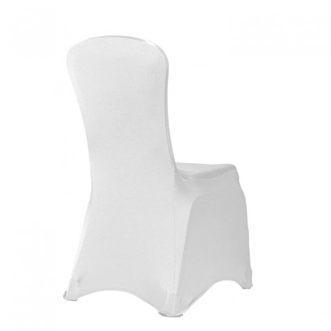 Spandex Essential Chair Cover White