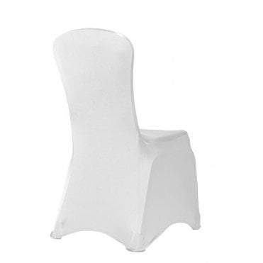 Spandex Essential Chair Cover White