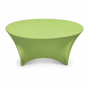 Spandex Lycra Round Table Cloth Lime 6ft