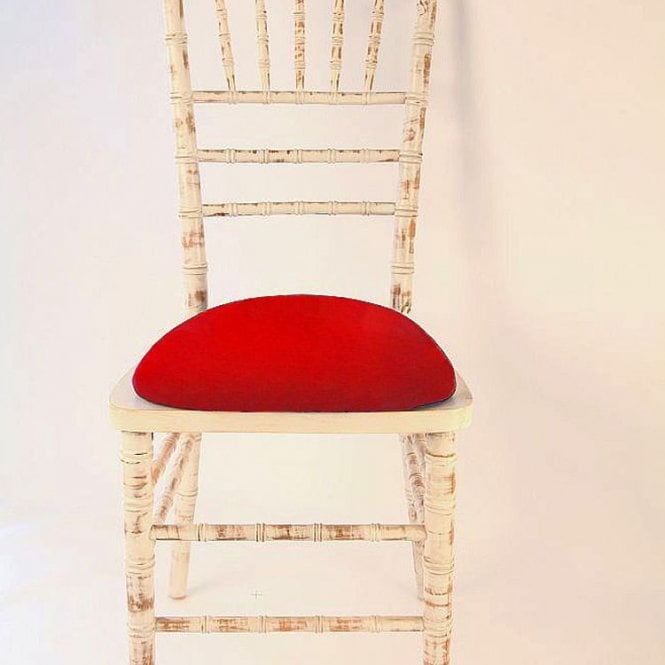 Spandex Seat Pad Cover Red