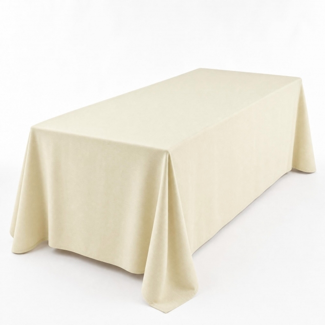 Spun Poly 70 x 144 Cloth Ivory