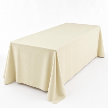 Spun Poly 90 x 90 Ivory