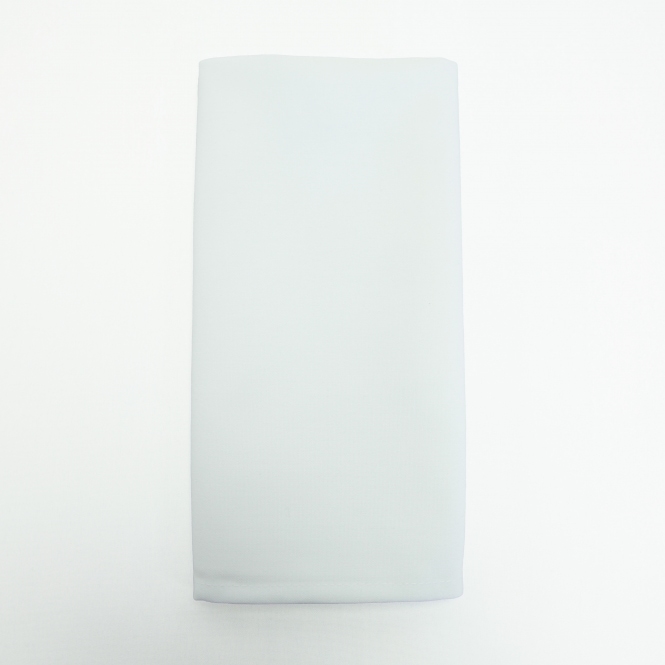 Spun Poly Table Napkin White
