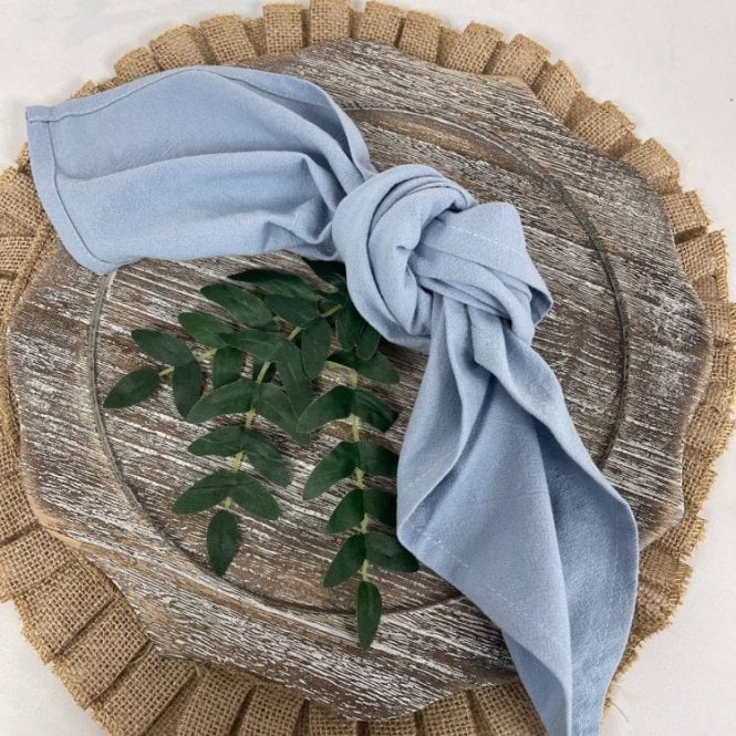 Stonewash Napkins Dusty Blue