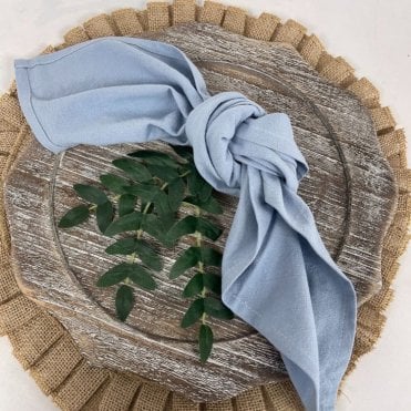 Stonewash Napkins Dusty Blue