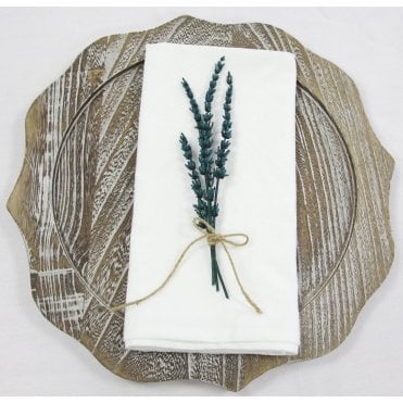 Stonewash Napkins White