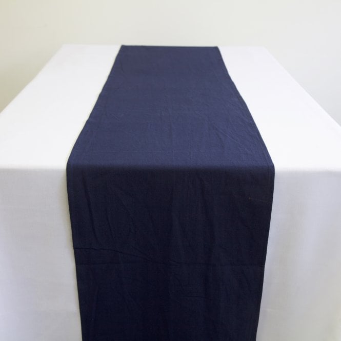Stonewash Table Runner Navy