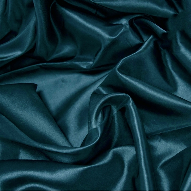Taffeta Fabric Petrol Blue