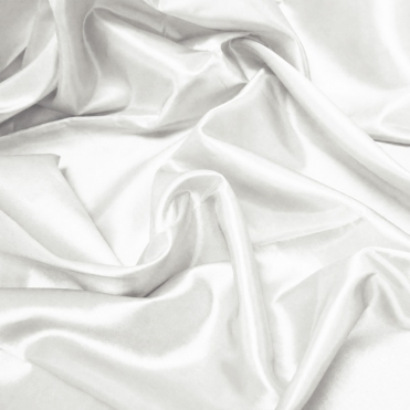 DÉCOR TRADER Taffeta Fabric White