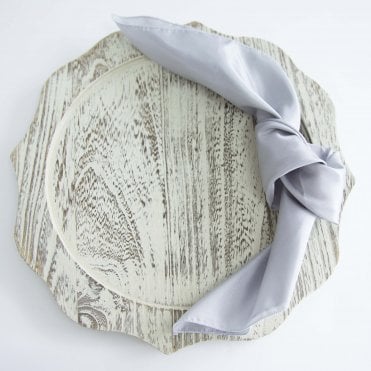 Taffeta Napkin Silver