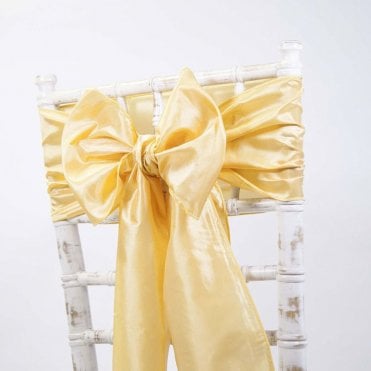 Taffeta Sash Canary/Yellow