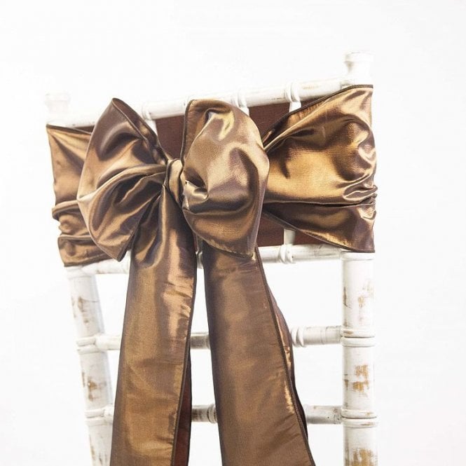 Taffeta Sash Copper - Pack of 100