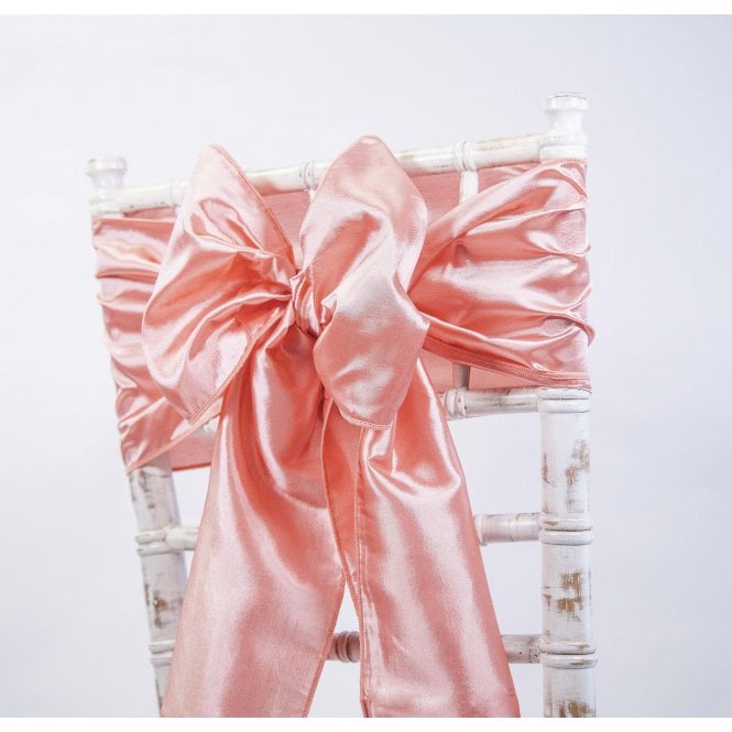 Taffeta Sash Fiesta Coral - Pack of 100