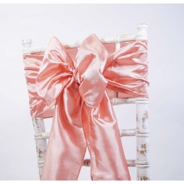 Taffeta Sash Fiesta Coral - Pack of 100