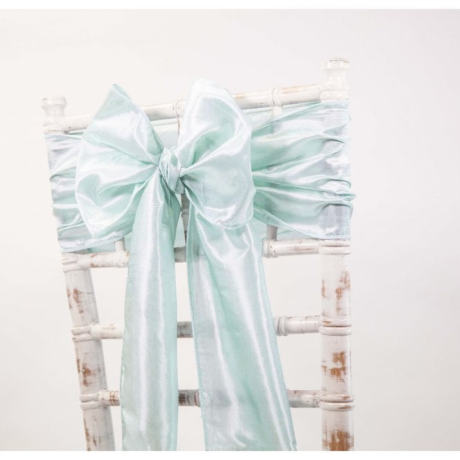Taffeta Sash Ice Blue