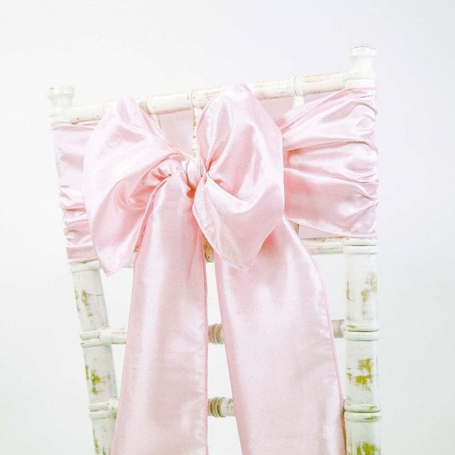 Taffeta Sash Ice Pink - Pack of 100
