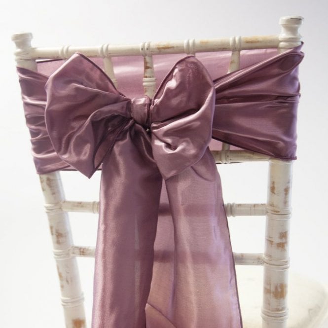 Taffeta Sash Mauve - Pack of 100