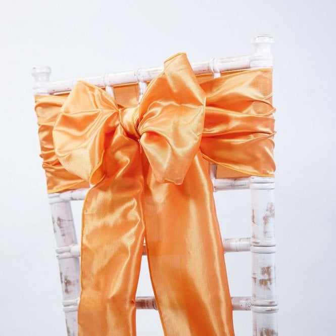 Taffeta Sash Orange