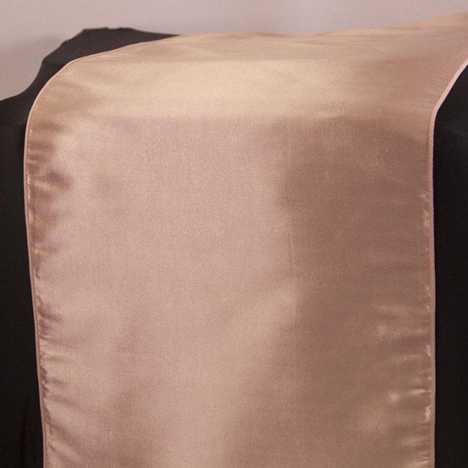 Taffeta Table Runner Blush Pink