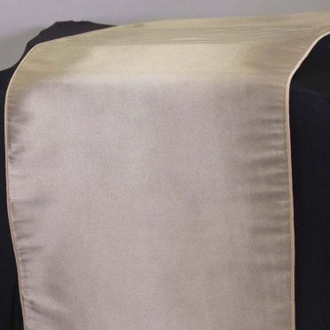 Taffeta Table Runner Champagne