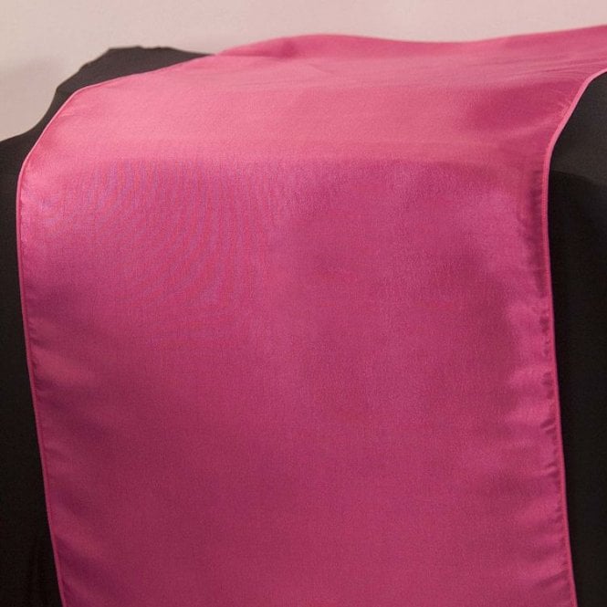 Taffeta Table Runner Hot Pink