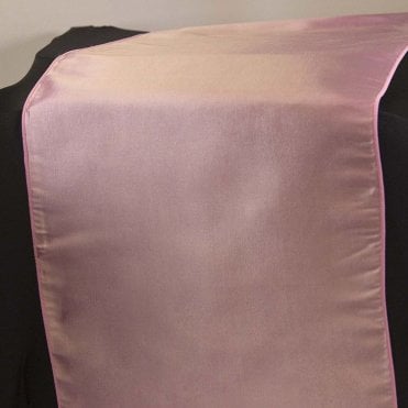 Taffeta Table Runner Pink