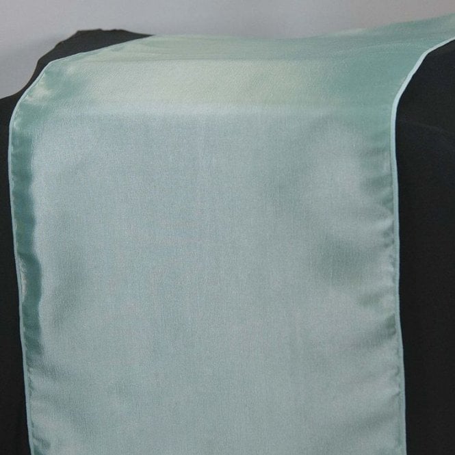 Taffeta Table Runner Tiffany Blue