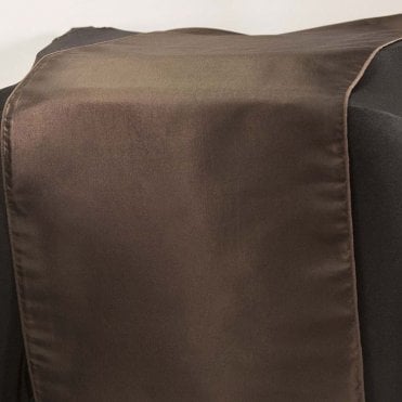 Taffeta Table Runner Ultra Brown