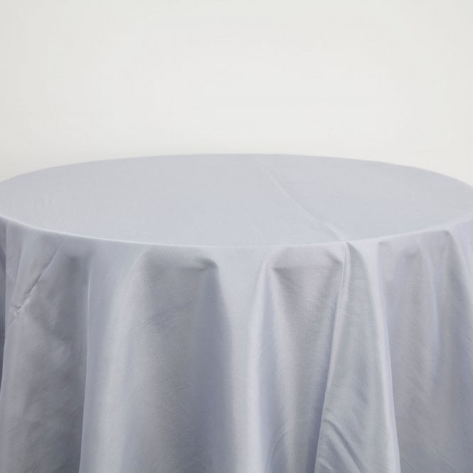 Taffeta Tablecloth Silver 90 x 90 inch CLR