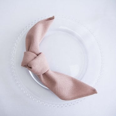 Urbane Linen Napkins Dusty Rose