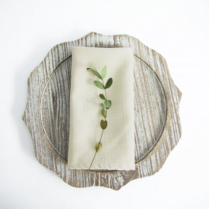Urbane Linen Napkins Ice Ivory