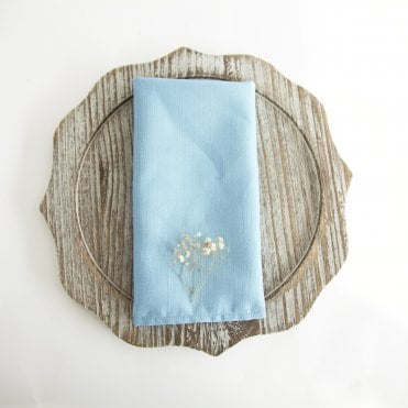 Urbane Linen Napkins Sky Blue