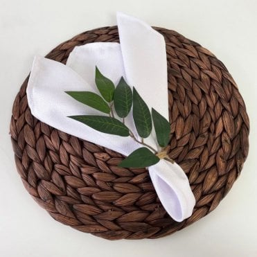 Urbane Linen Napkins White