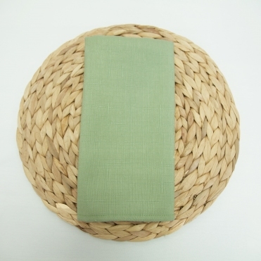 Urbane Textured Linen Napkin Basil