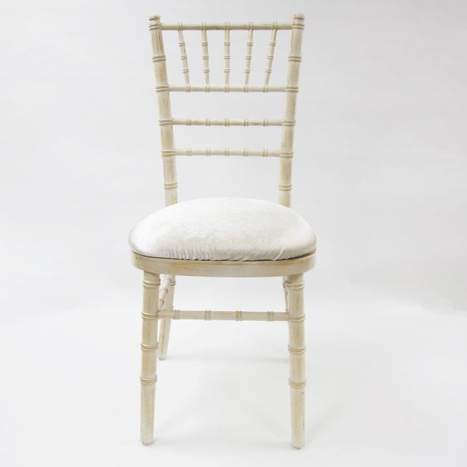 Velvet Seat Pad Cover Champagne
