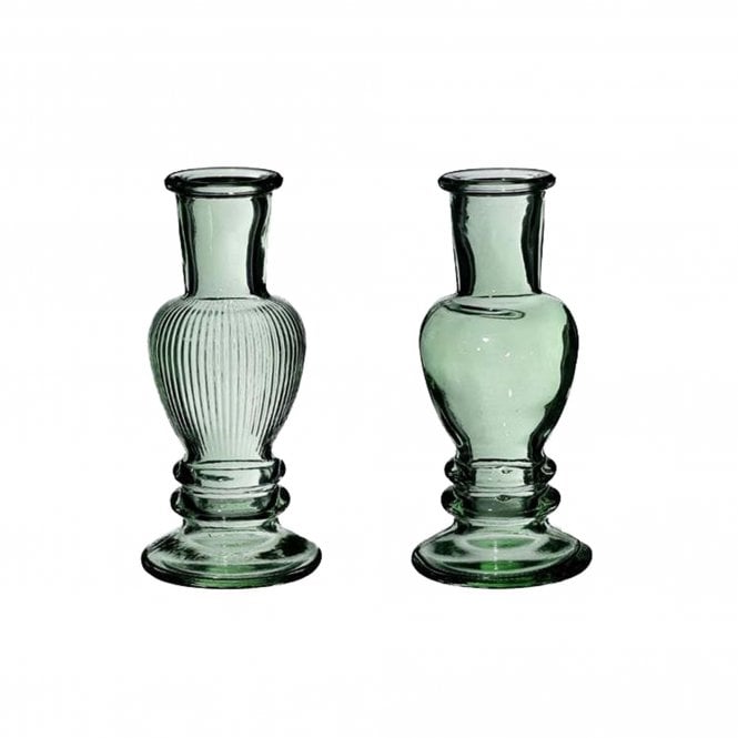 Venice Candle Holders 11cm Set of 2 Dark Green 29888